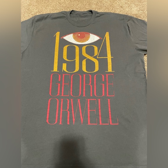 KILLER 1984 by GEORGE ORWELL T-SHIRT from OUT OF PRINT HEAVY METAL COLOUR SZ XXL - Picture 4 of 13